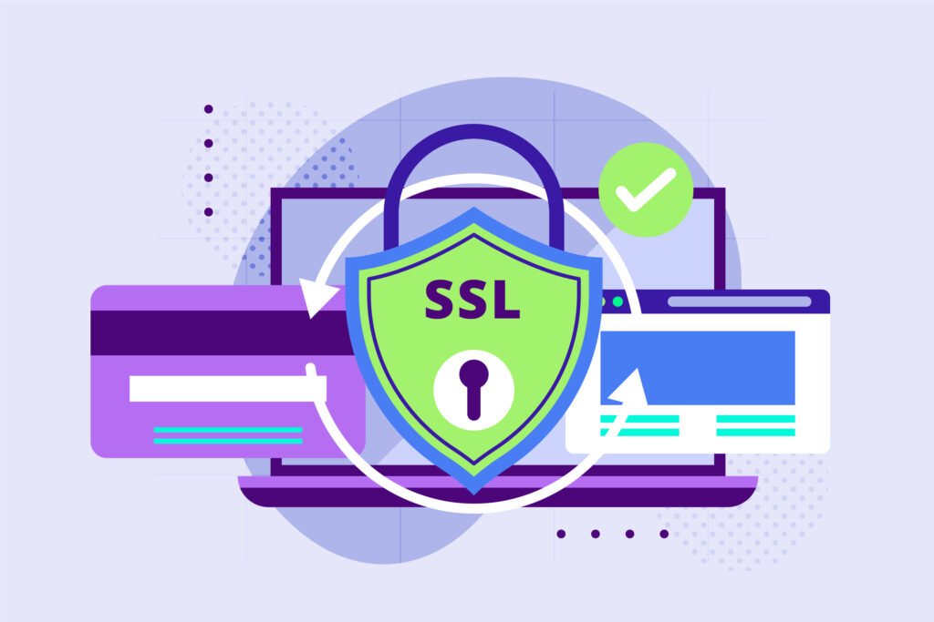 Illustration d'un certificat SSL pour garantir la sécurité web et protéger les transactions en ligne.