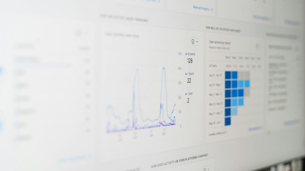 Graphiques et statistiques d’un Site E-commerce WordPress pour améliorer les stratégies marketing.